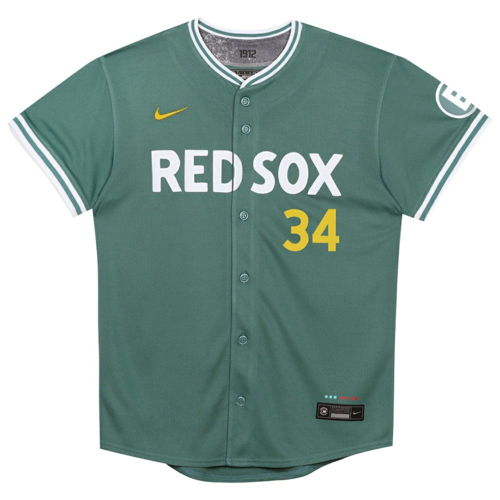 David Ortiz Boston Red Sox Preschool 2025 City Connect Limited Retired Player Jersey Green