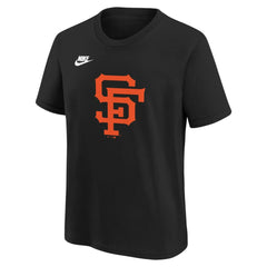 San Francisco Giants Youth Team Logo T-Shirt Black