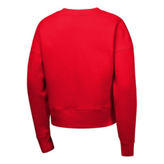 Atlanta Braves Girls Youth Fleece Sweatshirt Red