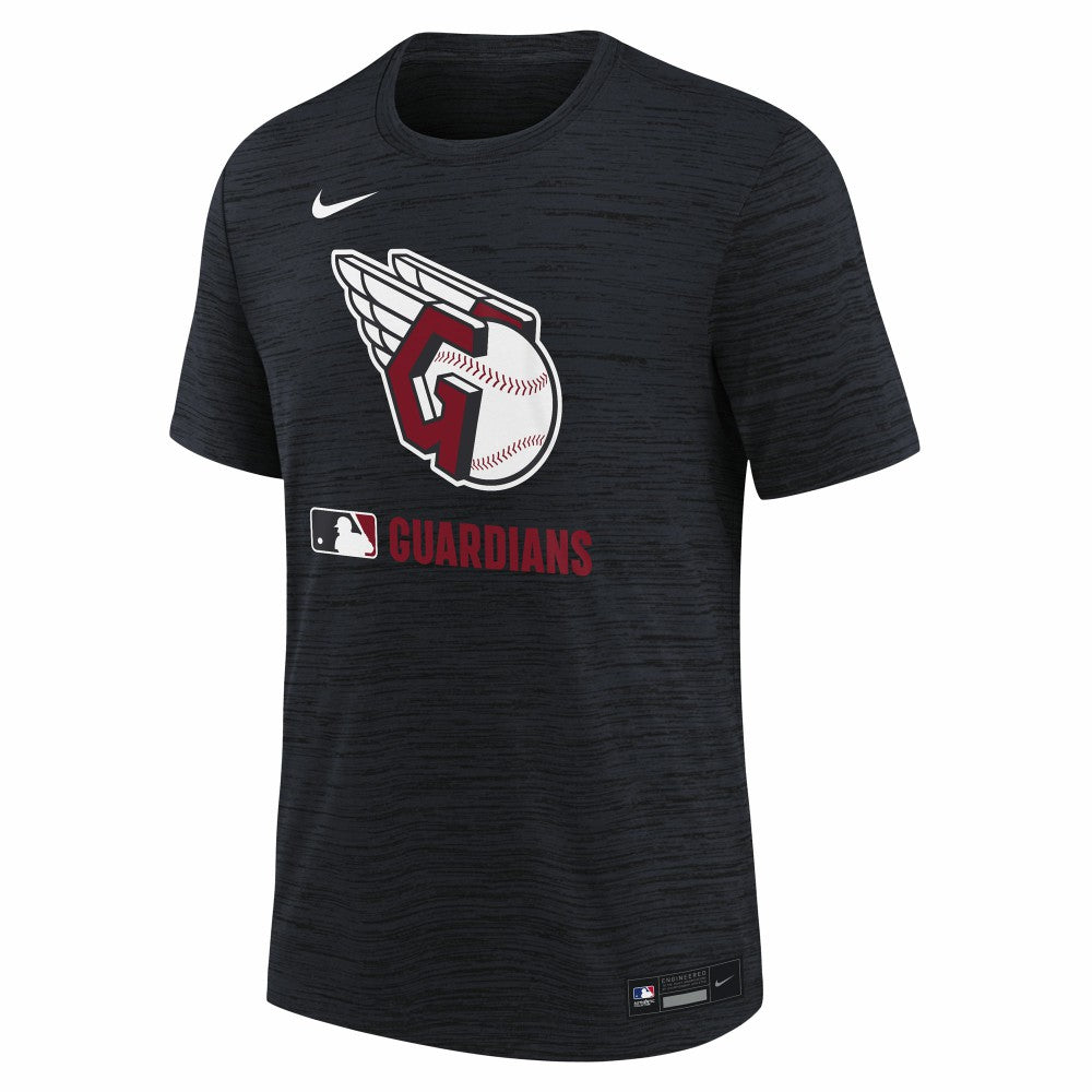 Cleveland Guardians Youth Authentic Collection Velocity Performance T-Shirt Navy