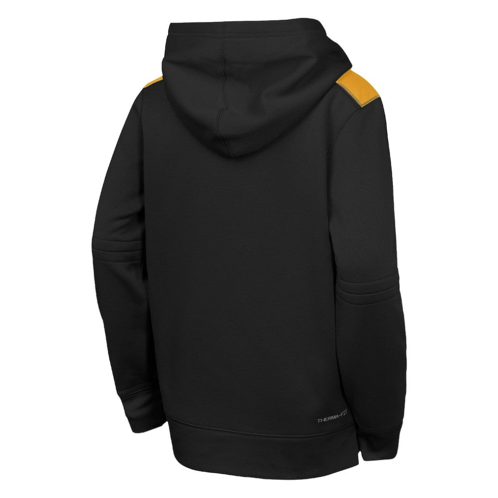 Pittsburgh Pirates Youth City Connect Authentic Collection Performance Pullover Hoodie Black