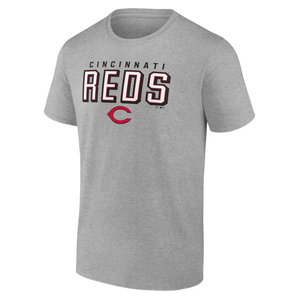 Cincinnati Reds Swagger T-Shirt Heather Gray