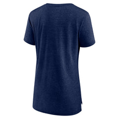Cleveland Guardians Women's Practice Time Tri-Blend T-Shirt Navy