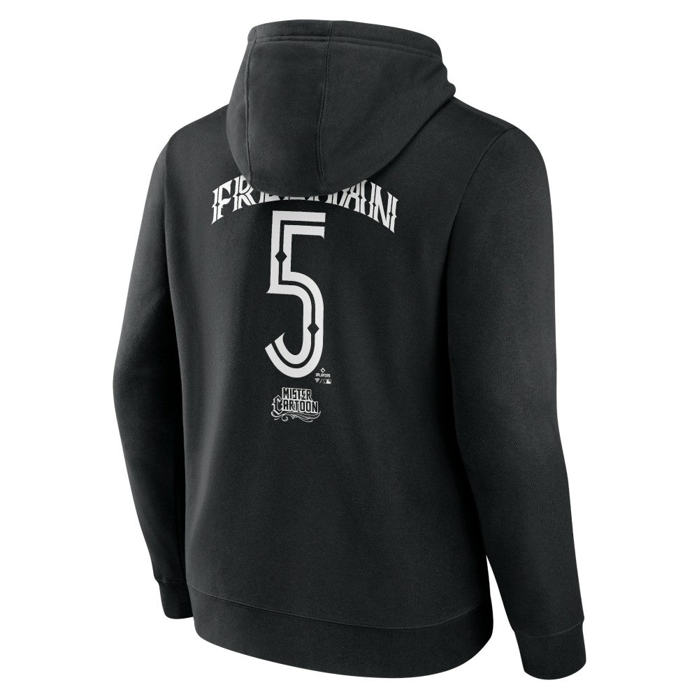 Freddie Freeman Los Angeles Dodgers Mister Cartoon Name & Number Pullover Hoodie Black