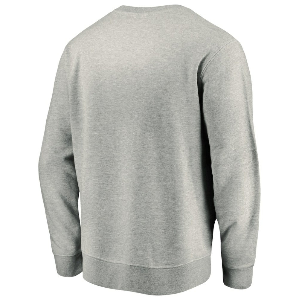 New York Yankees Heater Pullover Sweatshirt Gray