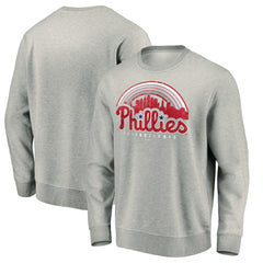 Philadelphia Phillies Heater Pullover Sweatshirt Gray