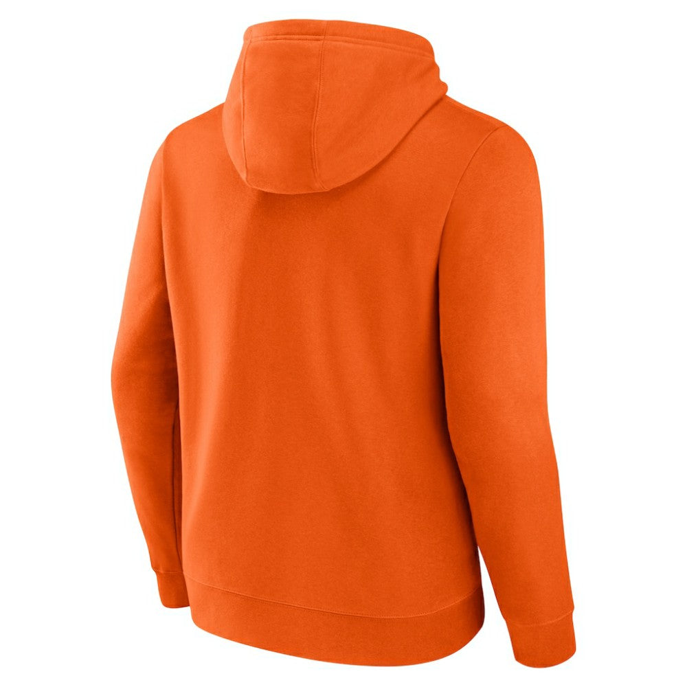 Anaheim Ducks Fanatics Primary Logo Fleece Pullover Hoodie - Orange Hoodies