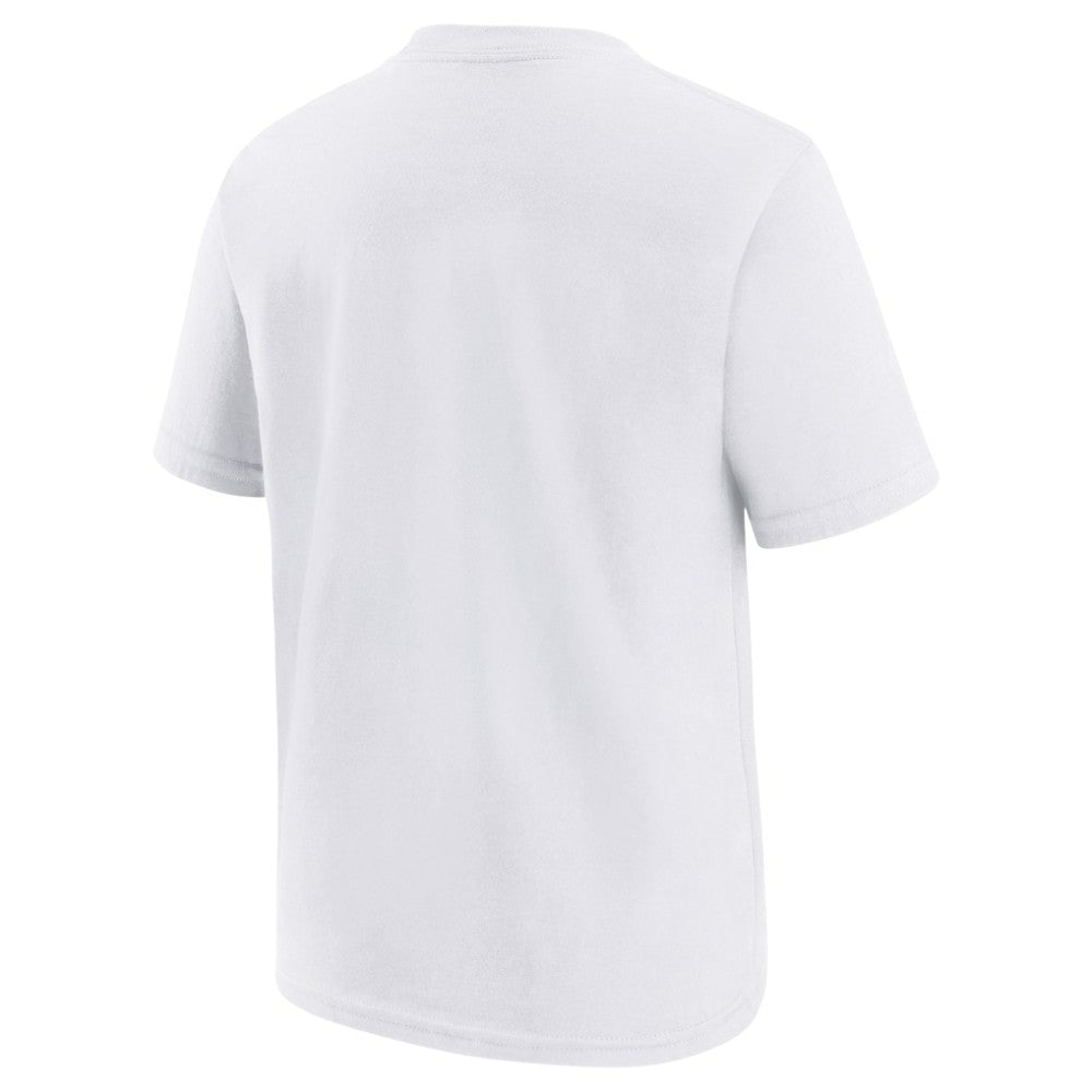 Colorado Rockies Youth 2025 City Connect Wordmark T-Shirt White