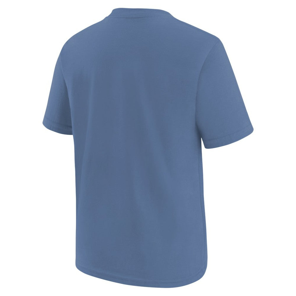 Washington Nationals Youth 2025 City Connect Wordmark T-Shirt Blue