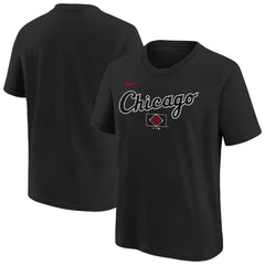 Chicago White Sox Youth 2025 City Connect Wordmark T-Shirt Black