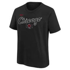 Chicago White Sox Youth 2025 City Connect Wordmark T-Shirt Black