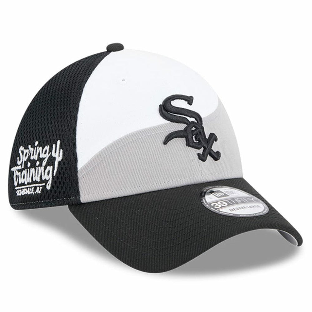 Chicago White Sox 2025 Spring Training 39THIRTY Flex Hat Gray/Black