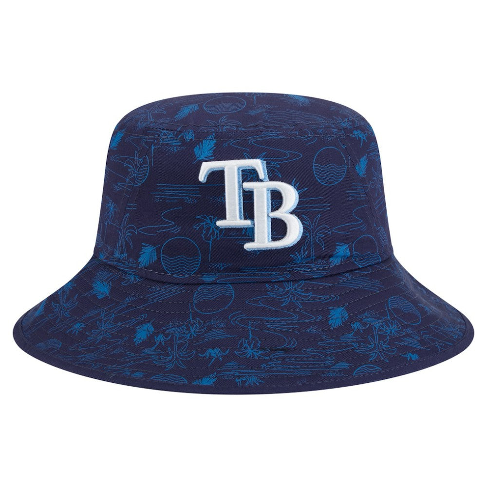 Tampa Bay Rays 2025 Spring Training All Over Print Bucket Hat Navy