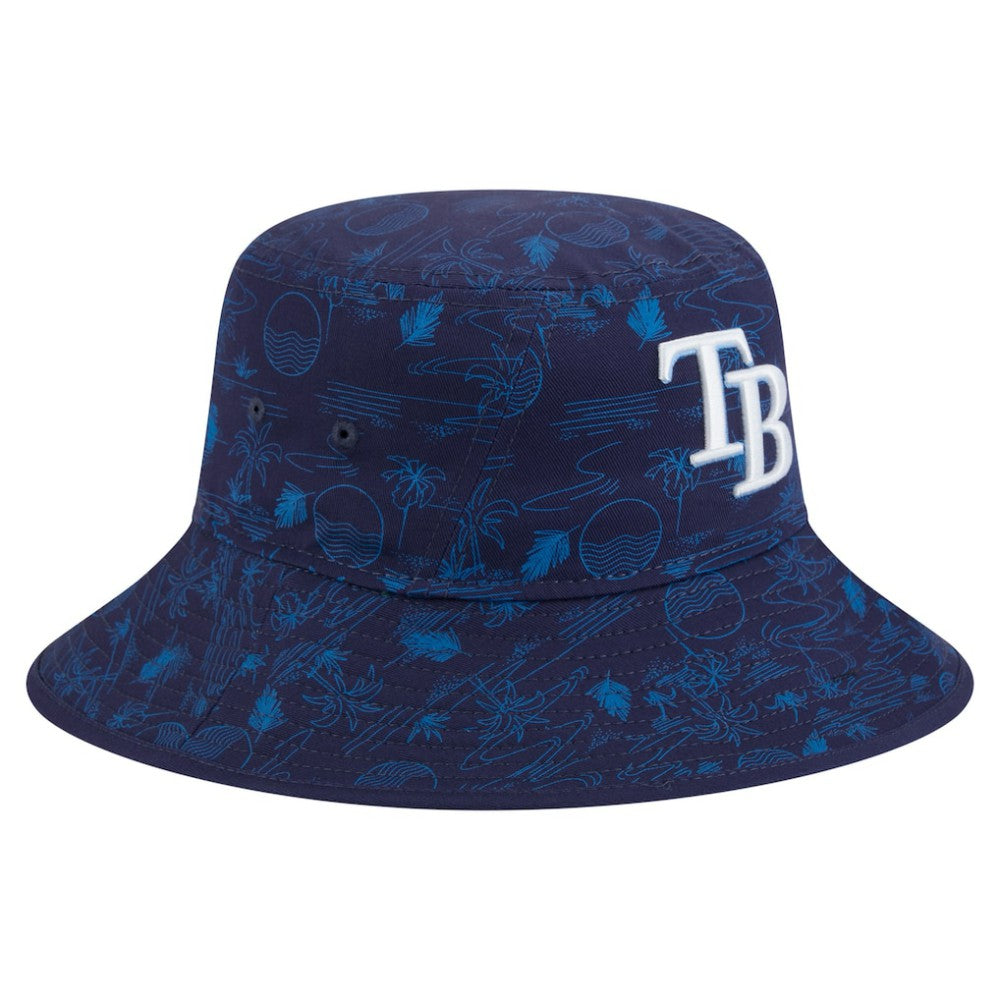 Tampa Bay Rays 2025 Spring Training All Over Print Bucket Hat Navy