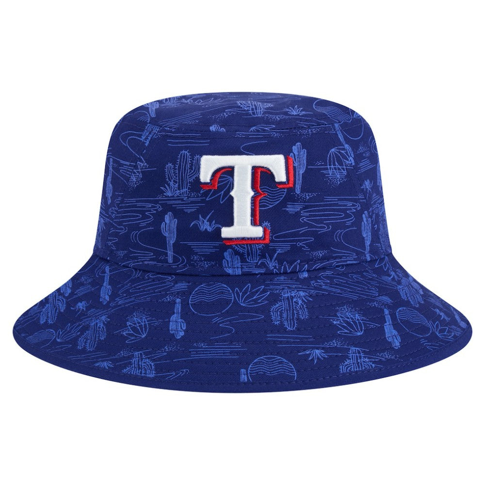Texas Rangers 2025 Spring Training All Over Print Bucket Hat Dark Blue