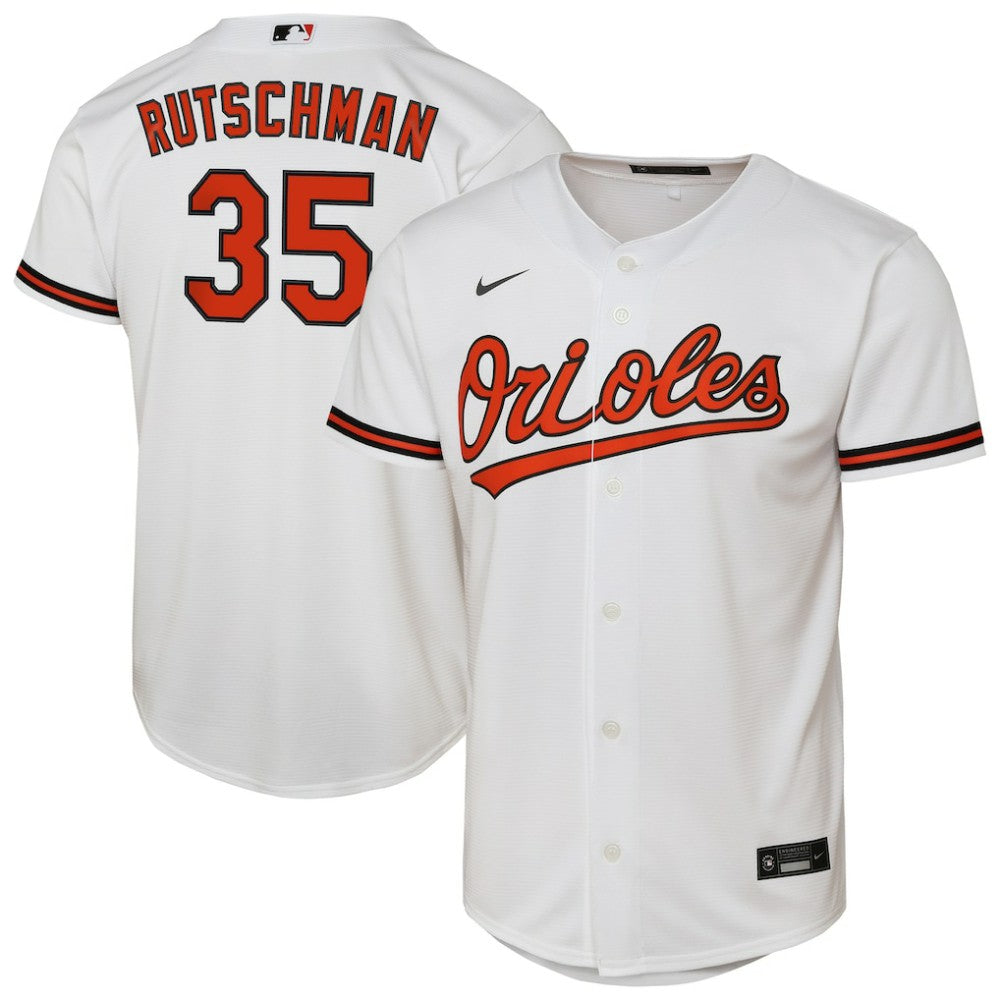 Adley Rutschman Baltimore Orioles Youth Home Replica Player Jersey White