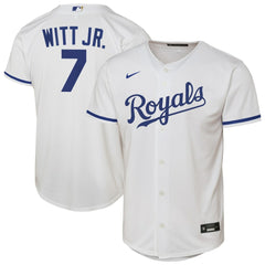 Bobby Witt Jr. Kansas City Royals Youth Home Replica Player Jersey White
