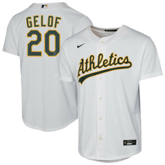 Zack Gelof Athletics Youth Home Replica Player Jersey White