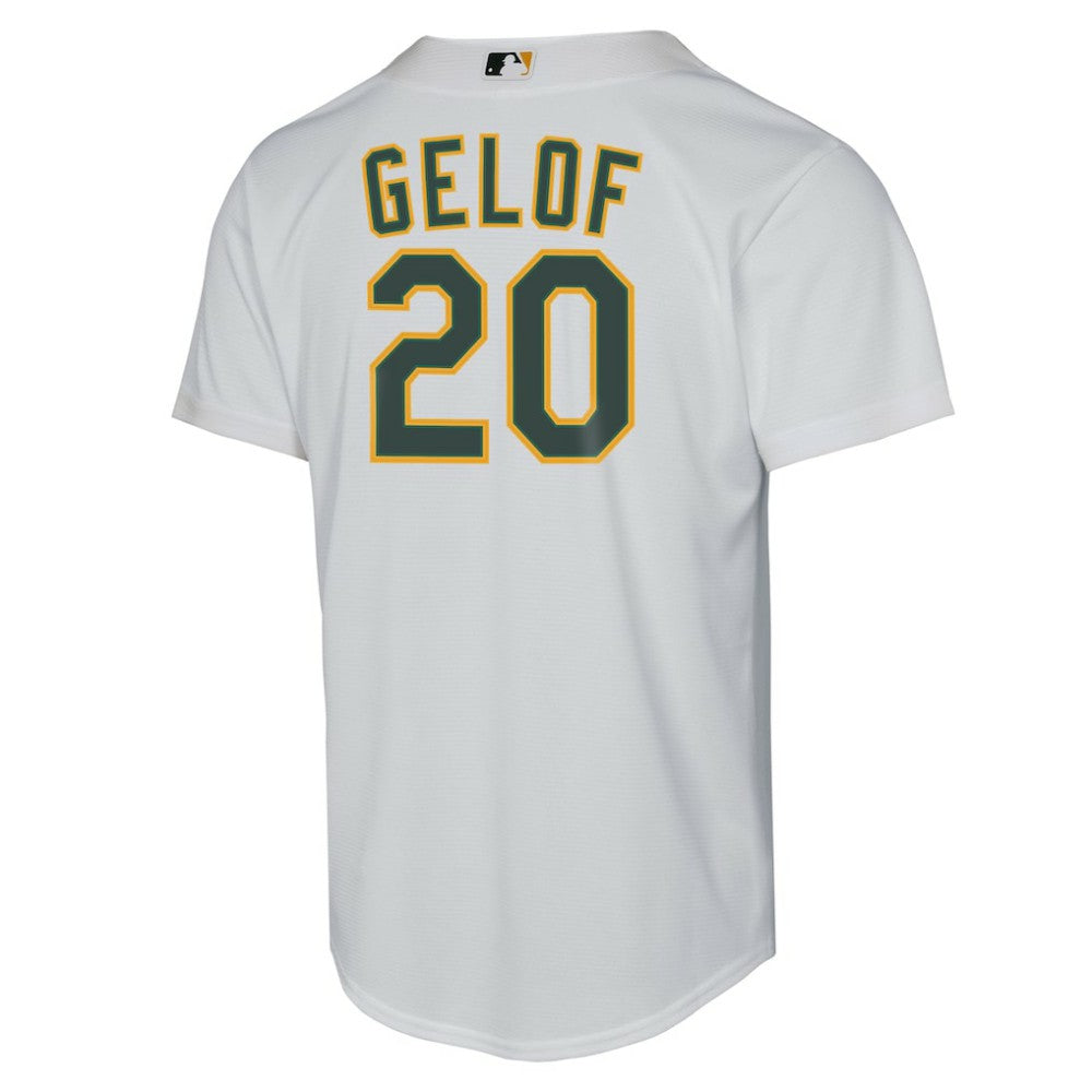 Zack Gelof Athletics Youth Home Replica Player Jersey White