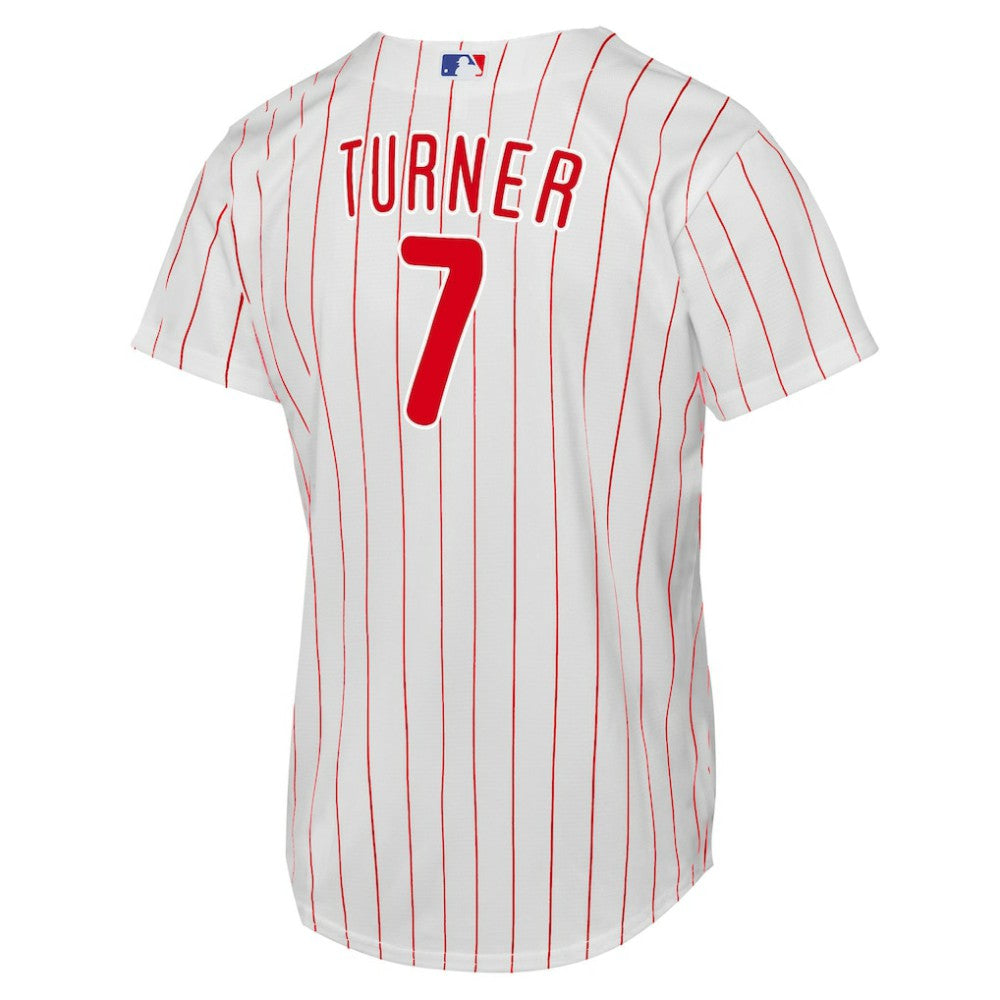Trea Turner Philadelphia Phillies Youth Home Replica Player Jersey White