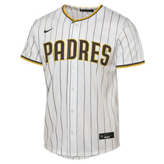 Manny Machado San Diego Padres Youth Home Replica Player Jersey White