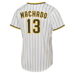 Manny Machado San Diego Padres Youth Home Replica Player Jersey White