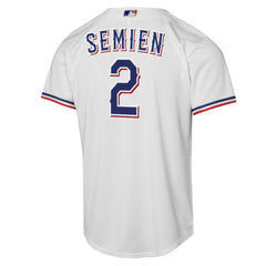 Marcus Semien Texas Rangers Youth Home Replica Player Jersey White