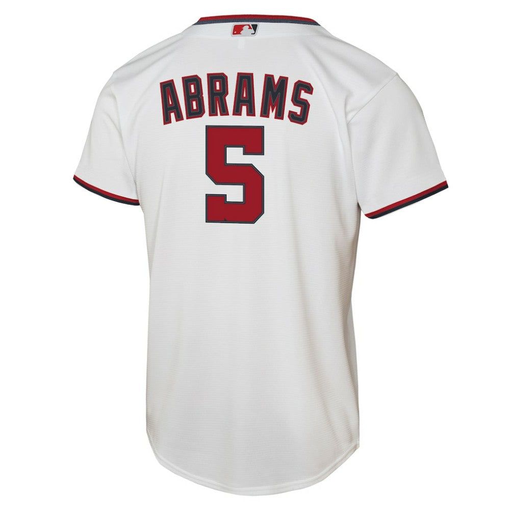 CJ Abrams Washington Nationals Youth Home Replica Player Jersey White
