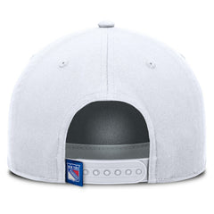 New York Rangers Fanatics Rope A-Frame Adjustable Hat - White Hats