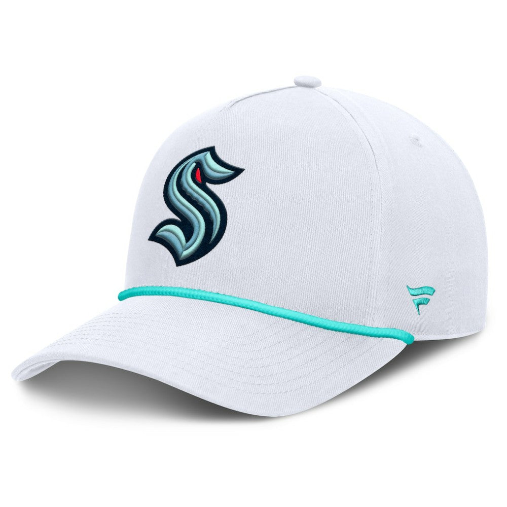 Seattle Kraken Fanatics Rope A-Frame Adjustable Hat - White Hats