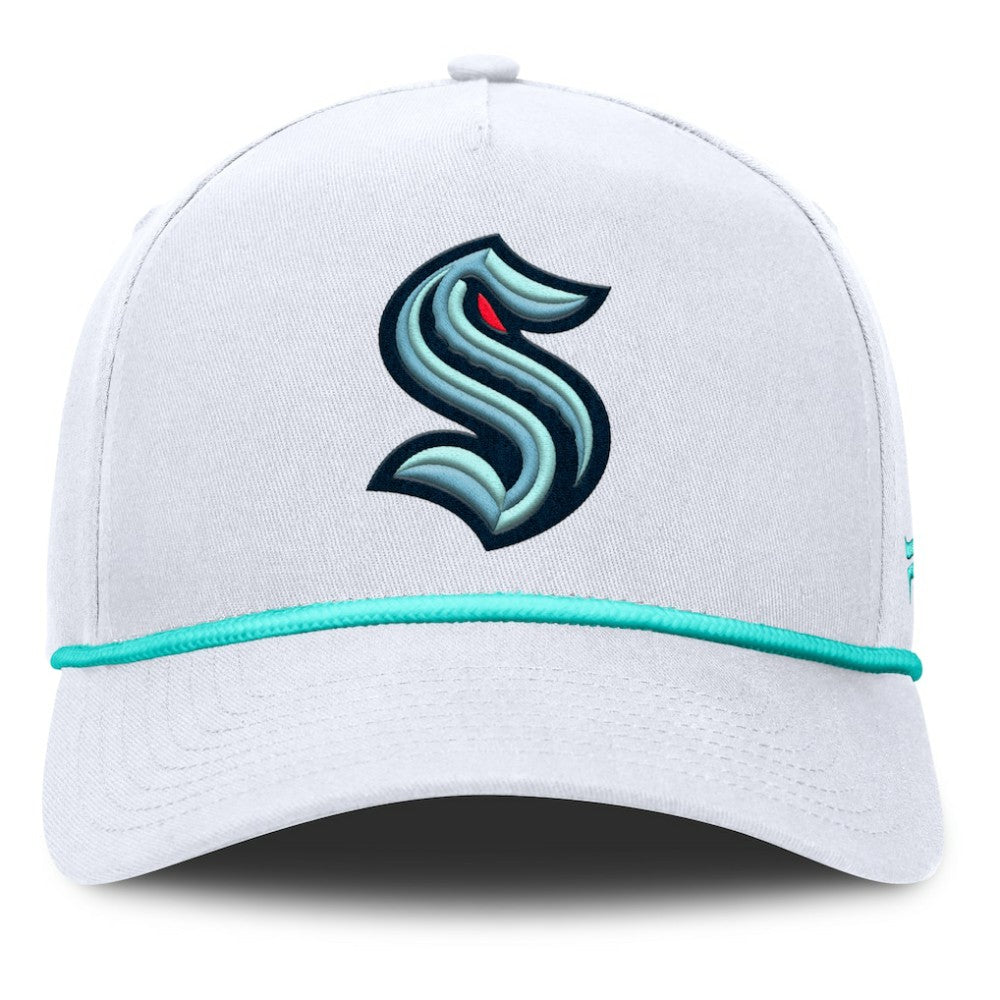 Seattle Kraken Fanatics Rope A-Frame Adjustable Hat - White Hats