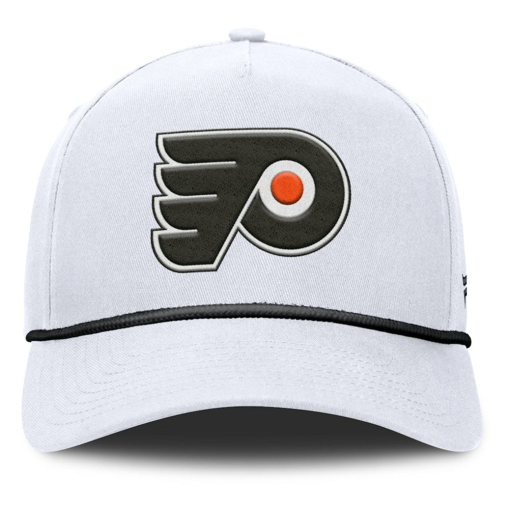 Philadelphia Flyers Fanatics Rope A-Frame Adjustable Hat - White Hats