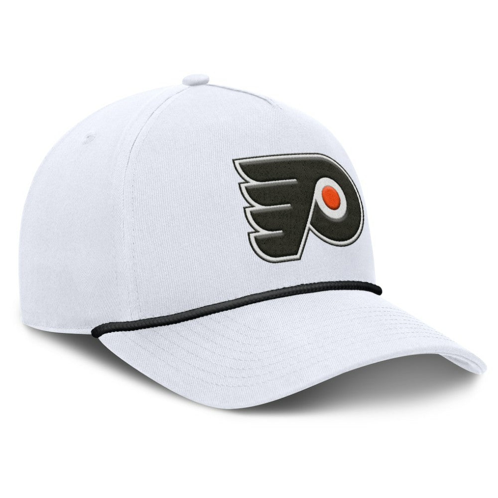 Philadelphia Flyers Fanatics Rope A-Frame Adjustable Hat - White Hats