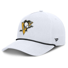 Pittsburgh Penguins Fanatics Rope A-Frame Adjustable Hat - White Hats