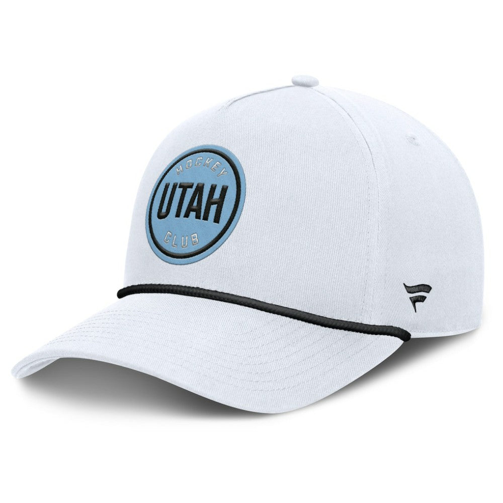 Utah Hockey Club Fanatics Rope A-Frame Adjustable Hat - White Hats