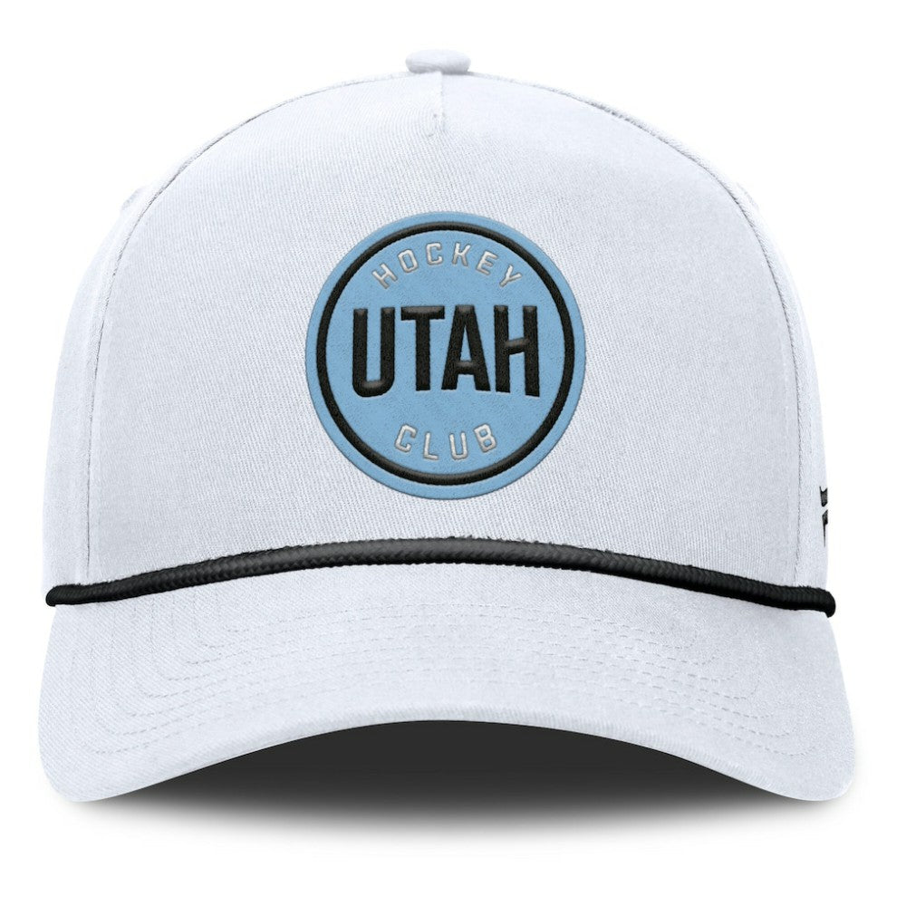 Utah Hockey Club Fanatics Rope A-Frame Adjustable Hat - White Hats