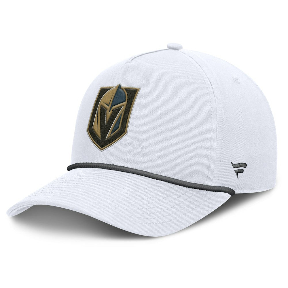 Vegas Golden Knights Fanatics Rope A-Frame Adjustable Hat - White Hats