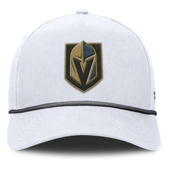 Vegas Golden Knights Fanatics Rope A-Frame Adjustable Hat - White Hats