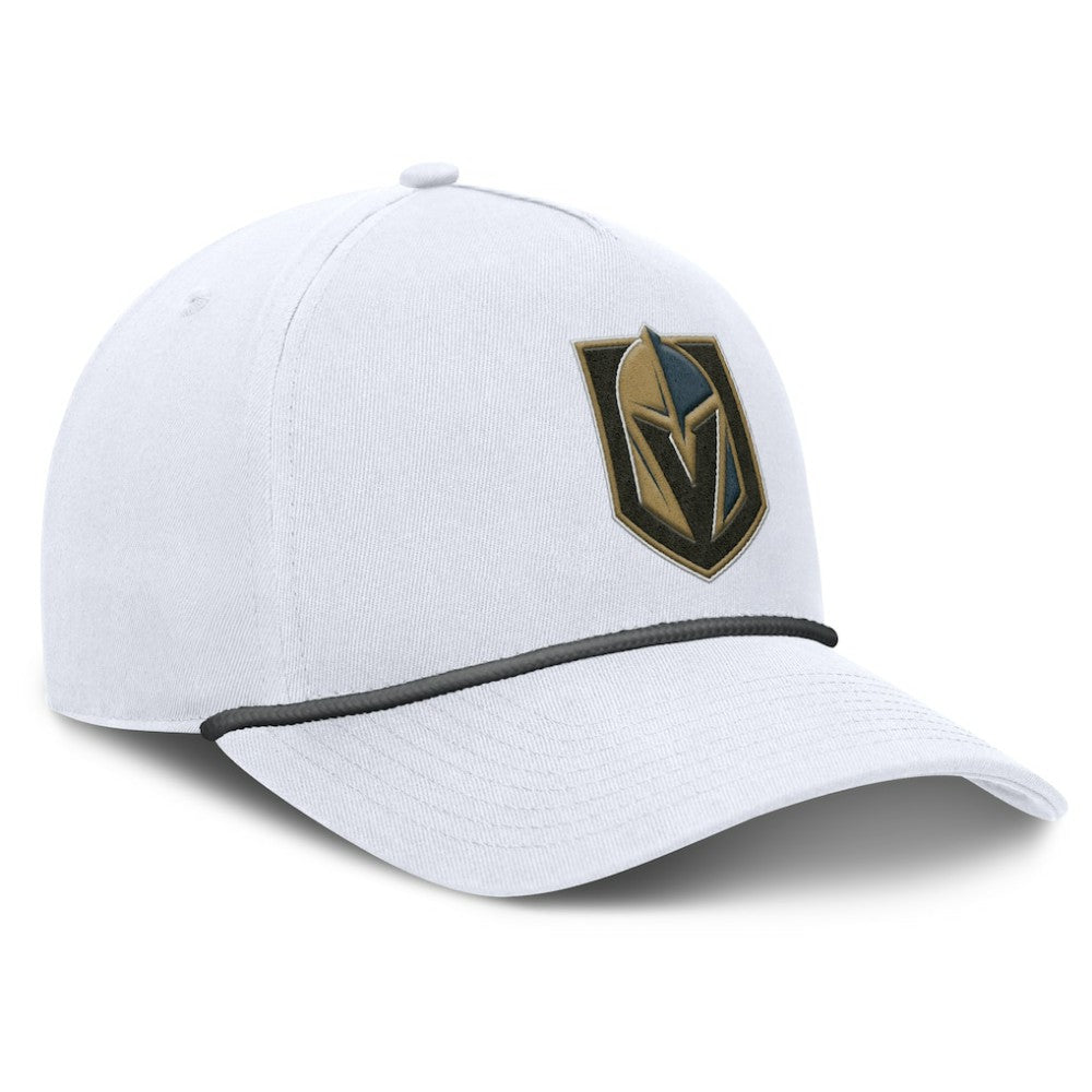 Vegas Golden Knights Fanatics Rope A-Frame Adjustable Hat - White Hats
