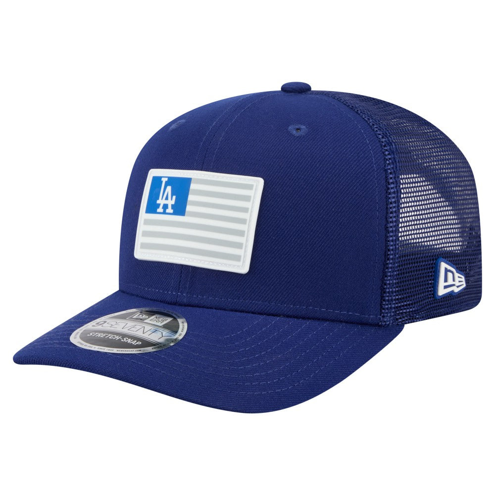 Los Angeles Dodgers Flag 9SEVENTY Stretch-Snap Hat Royal