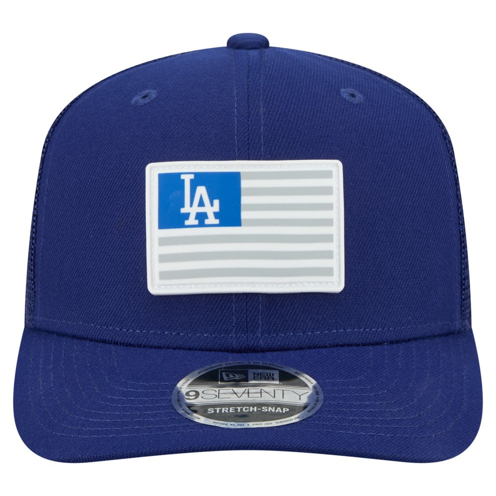 Los Angeles Dodgers Flag 9SEVENTY Stretch-Snap Hat Royal