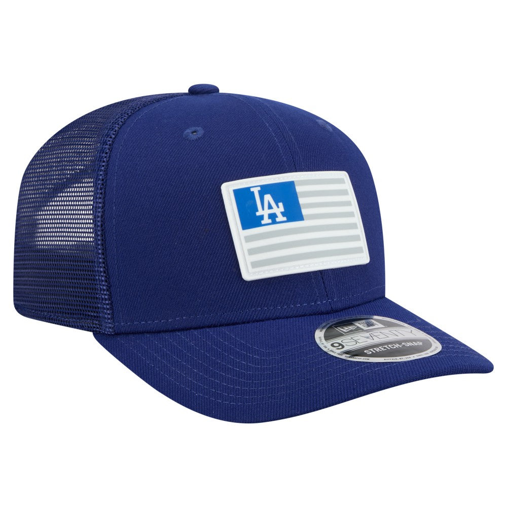 Los Angeles Dodgers Flag 9SEVENTY Stretch-Snap Hat Royal