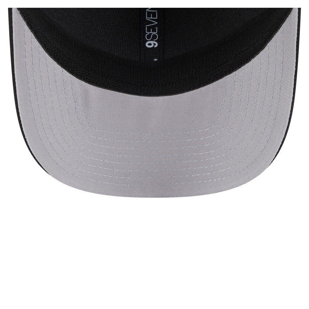 Miami Marlins Flag 9SEVENTY Stretch-Snap Hat Black