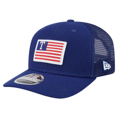 Texas Rangers Flag 9SEVENTY Stretch-Snap Hat Royal