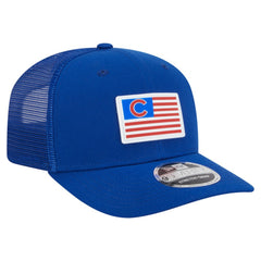Chicago Cubs Flag 9SEVENTY Stretch-Snap Hat Royal