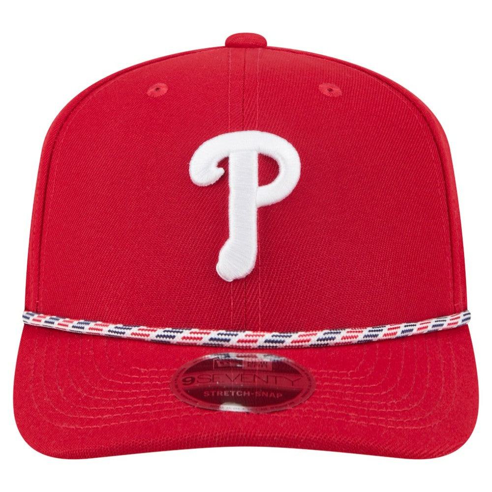 Philadelphia Phillies Multi-Rope 9SEVENTY Stretch-Snap Hat Red