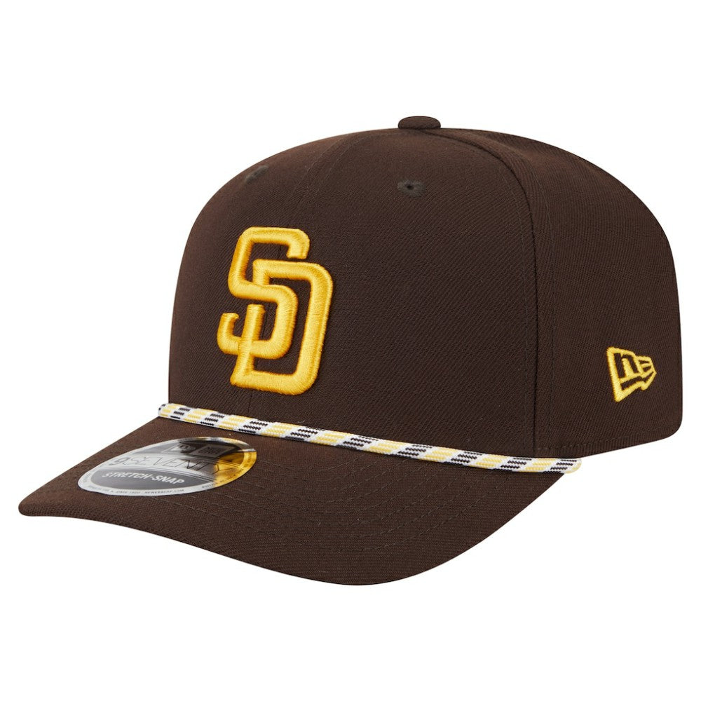 San Diego Padres Multi-Rope 9SEVENTY Stretch-Snap Hat Brown
