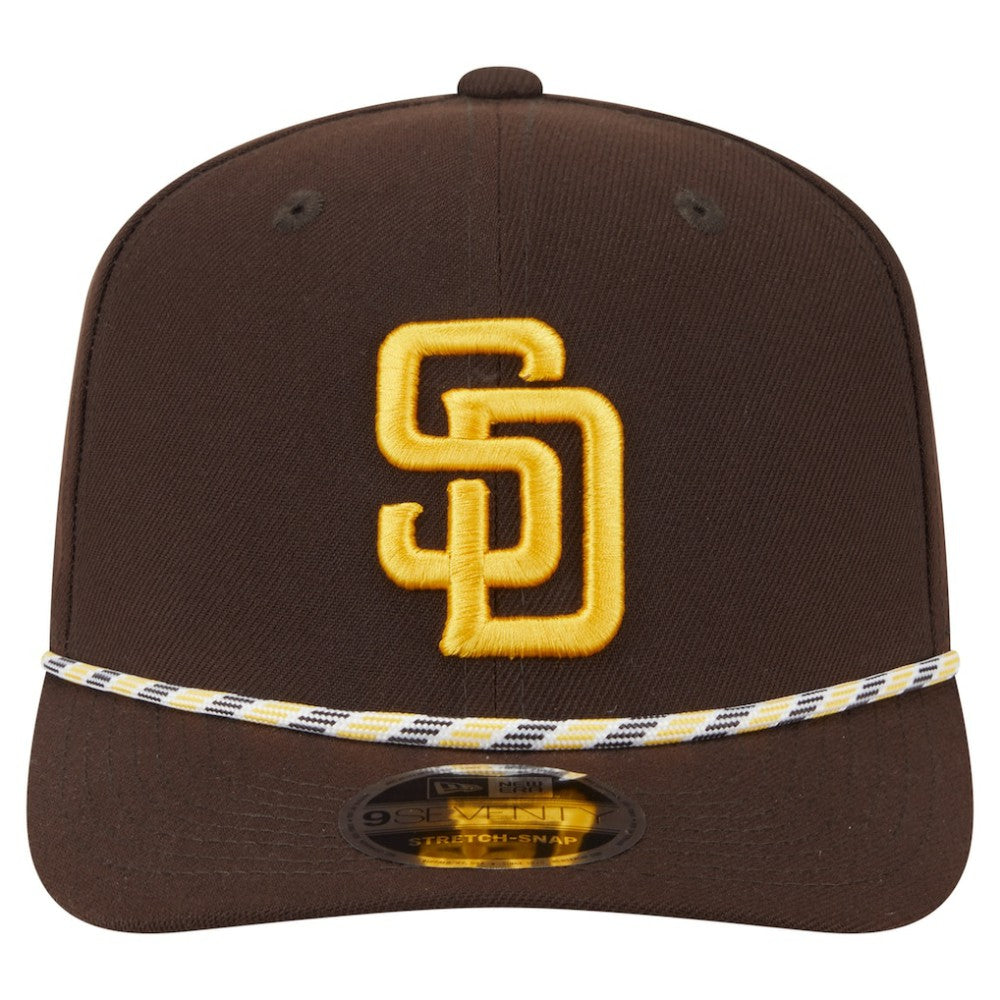 San Diego Padres Multi-Rope 9SEVENTY Stretch-Snap Hat Brown