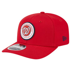 Washington Nationals Circle Patch 9SEVENTY Stretch-Snap Hat Red