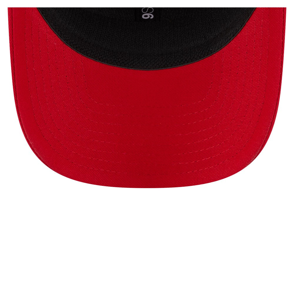 Los Angeles Angels Circle Patch 9SEVENTY Stretch-Snap Hat Red